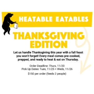 Heatable Eatables
